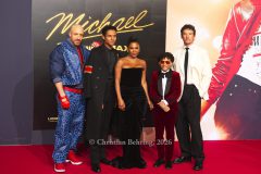 KeiLyn Durrel Jones, Jaafar Jackson, Nia Long, Juliano Valdi and Miles Teller, "MICHAEL", Internationale Premiere und Global Fan Celebration, Uber Platz, Berlin, 10.04.2026