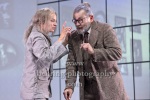 Jytte-Merle Böhrnsen (Münchhausen), Matthias Freihof (Freud), "MÜNCHHAUSEN - ODER FREUDS LETZTE REISE", Komödie am Kurfürstendamm im Schiller Theater, Premiere am 25.09.2022