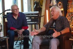 Gerd-Christian, Wolfgang Martin, "Rainer Oleak spielt Holger Biege", Live-Präsentation des Albums mit Rainer Oleak, Wolfgang Martin (Moderator) und Gerd-Christian (Bruder von Holger Biege) im Studio von Rainer Oleak, der "Tonscheune Oleak", Dahlwitz-Hoppegarten, 17.08.2022