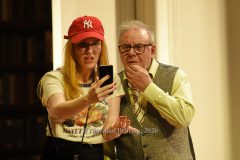 Joachim Krol (Wolfgang), Christin Nichols (Helena), "Sophia oder das Emde der Humanisten", Deutsche Erstaufführung, Fotoprobe am 11.03.2026 im Renaissance Theater, Berlin, Premiere am 15.03.2026