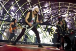 "SCORPIONS", Klaus Meine (voc), Rudolf Schenker (g), Matthias Jabs (g), Mikkey Dee (drums), Pawel Maciwoda (bg), "50th Anniversary-Welttournee", Konzert in der Mercedes-Benz-Arena in Berlin, 02.12.2016 [Photo: Christian Behring]