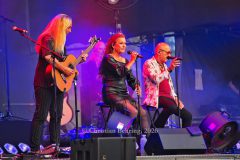 Uwe Hassbecker, Julia Neigel, Toni Krahl, "SILLY mit Julia Neigel und Very Special Guest Toni Krahl", Konzert im Rahmen der "elektroAkustik – Open Air Tour" im Waschhaus - Open Air in Potsdam am 17.07.2026