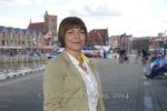 Claudia Schmutzler (Kriminalhauptkommissarin Katrin Boerensen)  "SOKO WISMAR", Am Set vor dem Segelschiff Artemis, alter Holzhafen 15/17, 23966 Wismar, Germany, (Photo: Christian Behring, www.christian-behring.com)