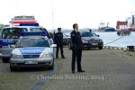 Mathias Junge (Polizeihauptmeister Kai Timmermann),, "SOKO WISMAR", Am Set vor dem Segelschiff Artemis, alter Holzhafen 15/17, 23966 Wismar, Germany, (Photo: Christian Behring, www.christian-behring.com)