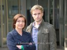 Jonas Laux, Claudia Schmutzler, Set "SOKO Wismar", Berlin-Wannsee, Photocall, 