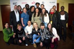 Regisseurin PPola Beck (unten 2.v.l.) mit Cast des Films, "TENDER HEARTS" (Sky Serie), Photo Call im Kino Babylon im Rahmen des "achtung berlin filmfestival" in der Reihe "BERLIN SERIES", Berlin, 15.04.2023