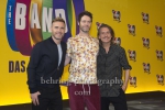 Gary Barlow, Howard Donald, Mark Owen  - "THE BAND - Das Musical", Photo Call, Take That besuchen die Proben ihres Musicals in Berlin, Theater des Westens, Berlin, 01.04.2019
