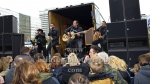 "The BossHoss", Konzert, SECRET Guerilla Aktion, Alexanderstrasse vor dem ParkIn Hotel, Berlin, 27.10.2018 (Photo: Christian Behring)