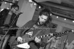 "Welshly Arms", Sam Getz (Gitarre/Gesang), Brett Lindemann (Keys), Jimmy Weaver (Bass), Mikey Gould (Drums) sowie Bri und Jon Bryant (Background Vocals), Kurz-Konzert im Foyer, Universal Music, Berlin, 27.03.2017 (Photo: Christian Behring)
