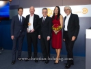 "XY PREIS", Rudi Cerne, Preistraeger Stefan Tommek, Innenminister Thomas de Maiziere, Patin Bettina Zimmermann, Reinhold Elschot, Preisverleihung im ZDF-Hauptstadtstudio, Berlin, 01.11.2016 [Photo: Christian Behring]