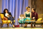 Judith Richter (Judy), Niklas Kohrt (Johnny), Natalie Mukherjee (Alex), "ZUHAUSE BIN ICH DARLING", Komoedie Am Kurfuerstendamm im Schiller Theater, Berlin, Deutsche Erstauffuehrung am 04.08.2019 (Photo: Christian Behring)