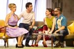 Judith Richter (Judy), Buerger Lars Dietrich (Marcus), Niklas Kohrt (Johnny), Katrin Hauptmann (Franziska), "ZUHAUSE BIN ICH DARLING", Komoedie Am Kurfuerstendamm im Schiller Theater, Berlin, Deutsche Erstauffuehrung am 04.08.2019 (Photo: Christian Behring)