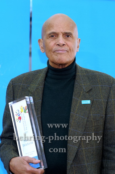 Harry Belafonte, Unicef Germany Honorary Award for Child Rights, Pressekonferenz und Preisuebergabe, Akadenie der Kuenste, Pariser Platz in Berlin.
