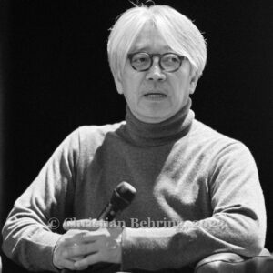 Ryuichi Sakamoto, attending the Masterclass with the japanese Composer during the Berlinale Talent Campus on the 62nd International Film Festival in Berlin, 15 February 2012, 62. Berlinale,