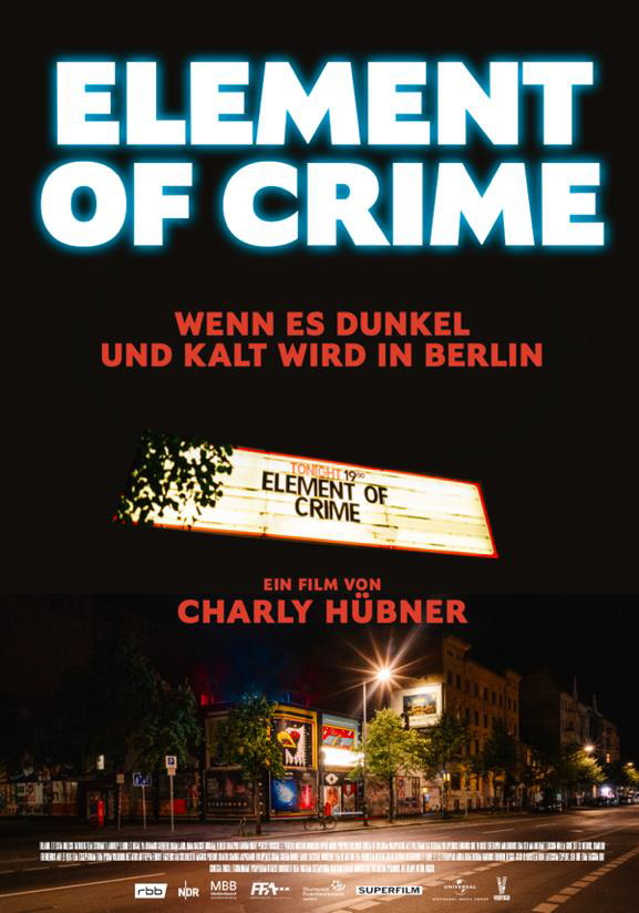 Element Of Crime, Filmplakat