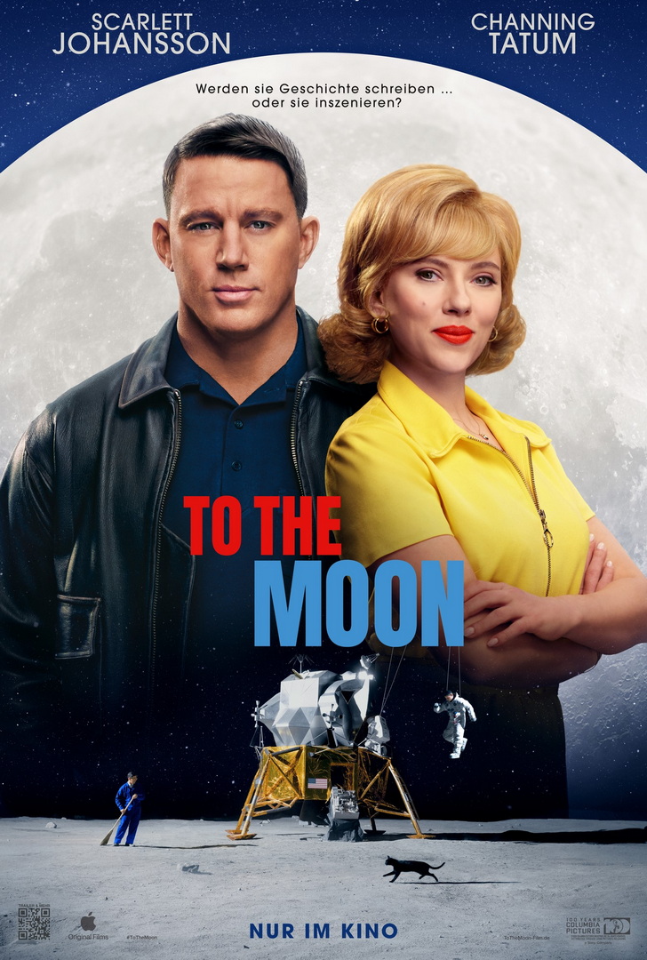 to the moon, plakat