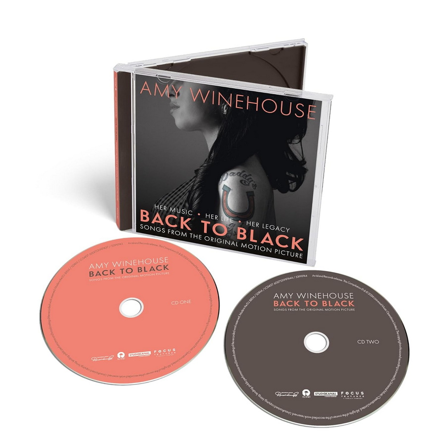 Back to black, soundtrack, doppelalbum, cover mit 2 CDs