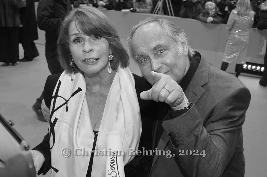 Senta Berger, Michael Verhoeven, arrives at the premiere of the film THE GRANDMASTER on February 7, 2013 in Berlin, Germany, opening ceremony, 63rd Berlin International Film Festival