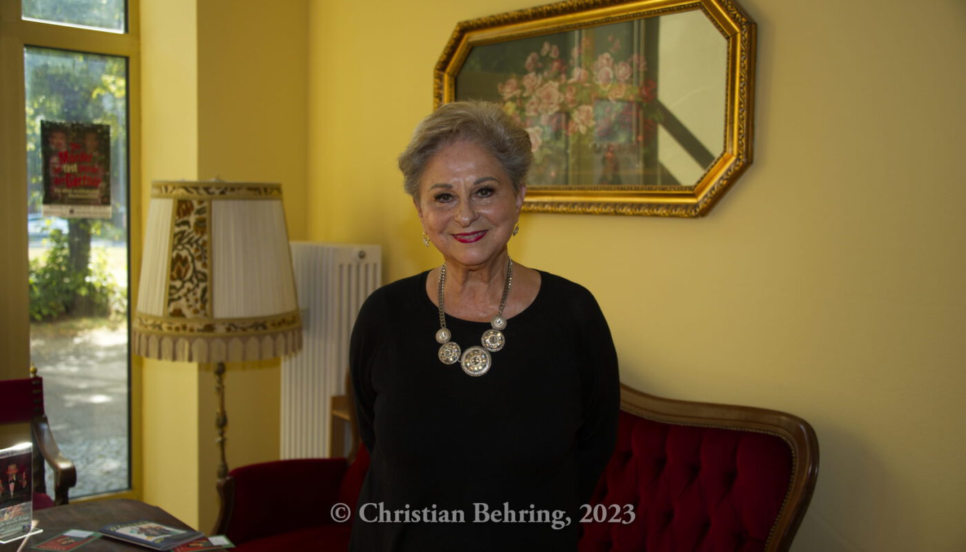 Dagmar Frederic, "Jahrespressekonferenz", Theater Am Frankfurter Tor (ab 01.11.2023), noch: Theater Berliner Schnauze, 11.09.2023