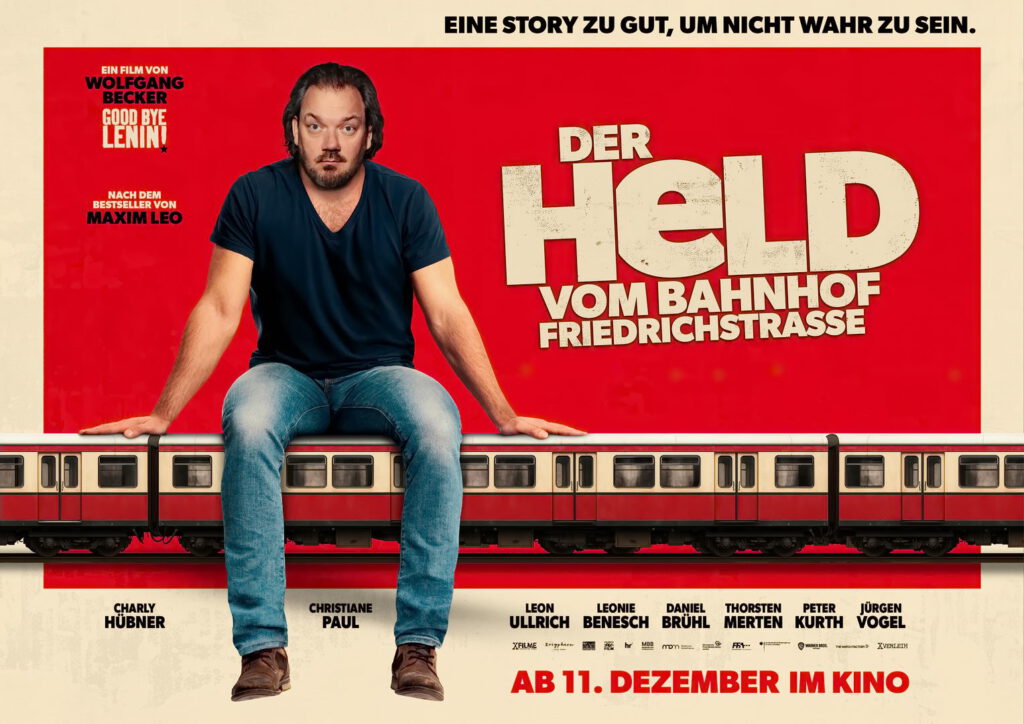 Der Held vom Bahnhof Friedrichstraße, A4 Plakat quer