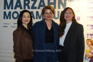 Jördis Triebel, Deborah Kaufmann, Yvonne Yung, Hee Bormann, "MARZAHN MON AMOUR" (ARD-Serie, ab 14.03.2025 in der mediathek, 21.0332025 im ERSTEN), Presseevent im Freizeitforum Marzahn, Berlin, 06.03.2025