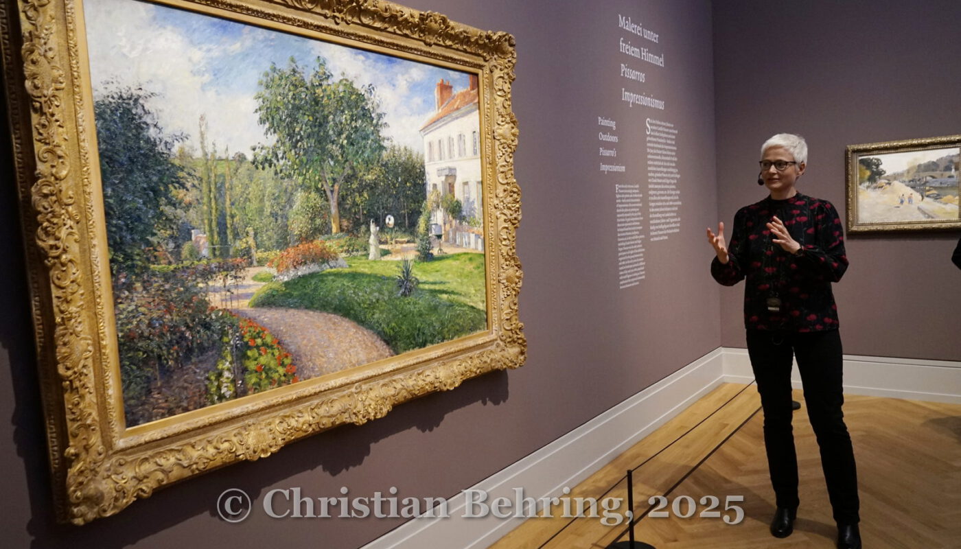 "Mit offenenem Blick. Der Impressionist Pissaro", Presserundgang mit der Kuratorin durch die Ausstellung im Museum Barberini (14.06. - 28.09.2025), Potsdam, 12.06.2025
