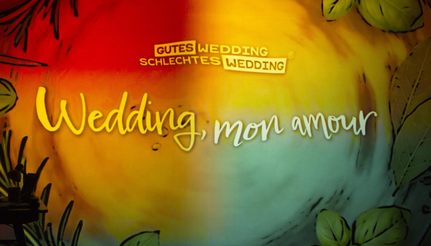 Titelbild zu "Wedding, mon amour", Fotoprobe am 12.05.2026 im Prime Time Theater, Berlin, Premiere am 15.05.2026