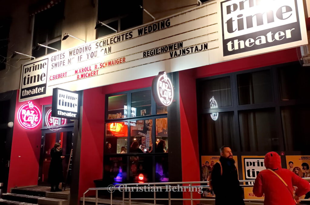 Aussenansicht des Theaters, Burgsdorfstraße