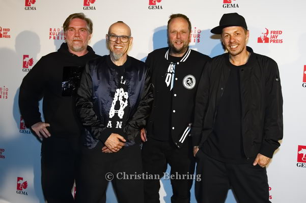 FANTA 4 (And.Ypsilon, Thomas D, Smudo, Michi Beck), "Fred-Jay-Preis 2016", Preisverleihung im Rahmen des Mitgliederfestes der GEMA im KOSMOS, Berlin am 25.04.2016